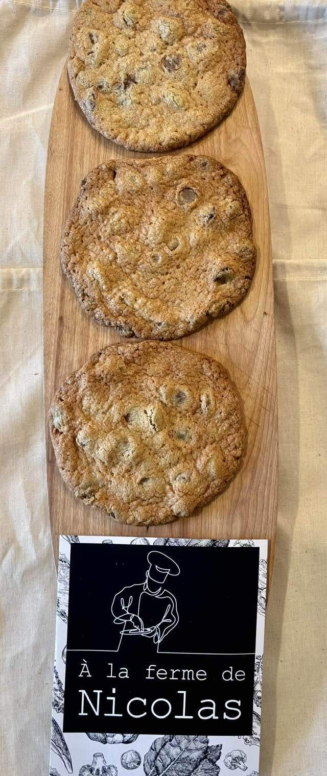 Biscuits pistache chocolat noir sans gluten Estrie