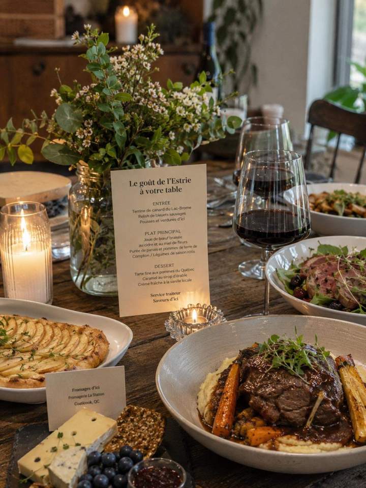 Menus personnalisés Estrie