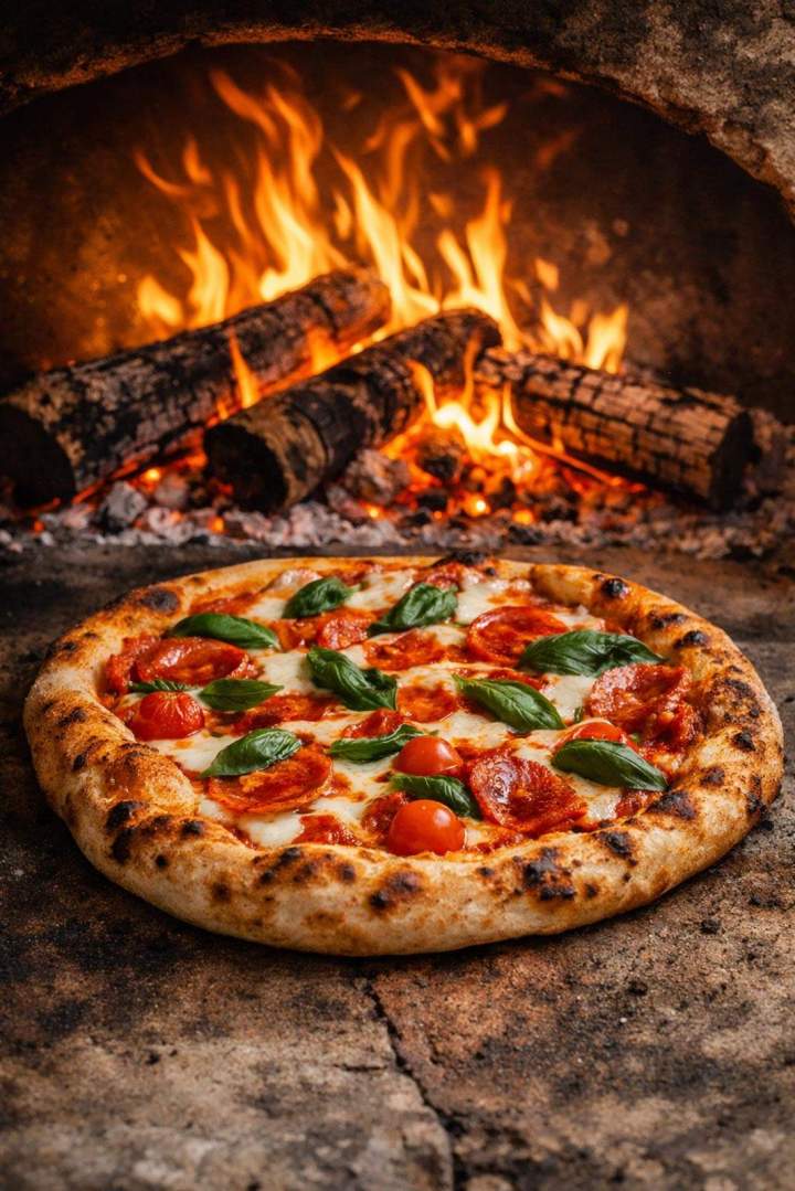 Pizza cuite au feu de bois Estrie
