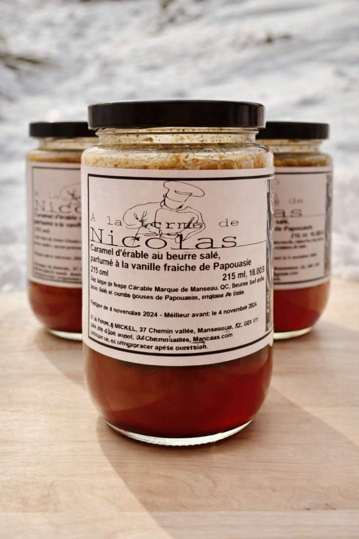 Caramel d'érable La  ferme de Nicolas Estrie